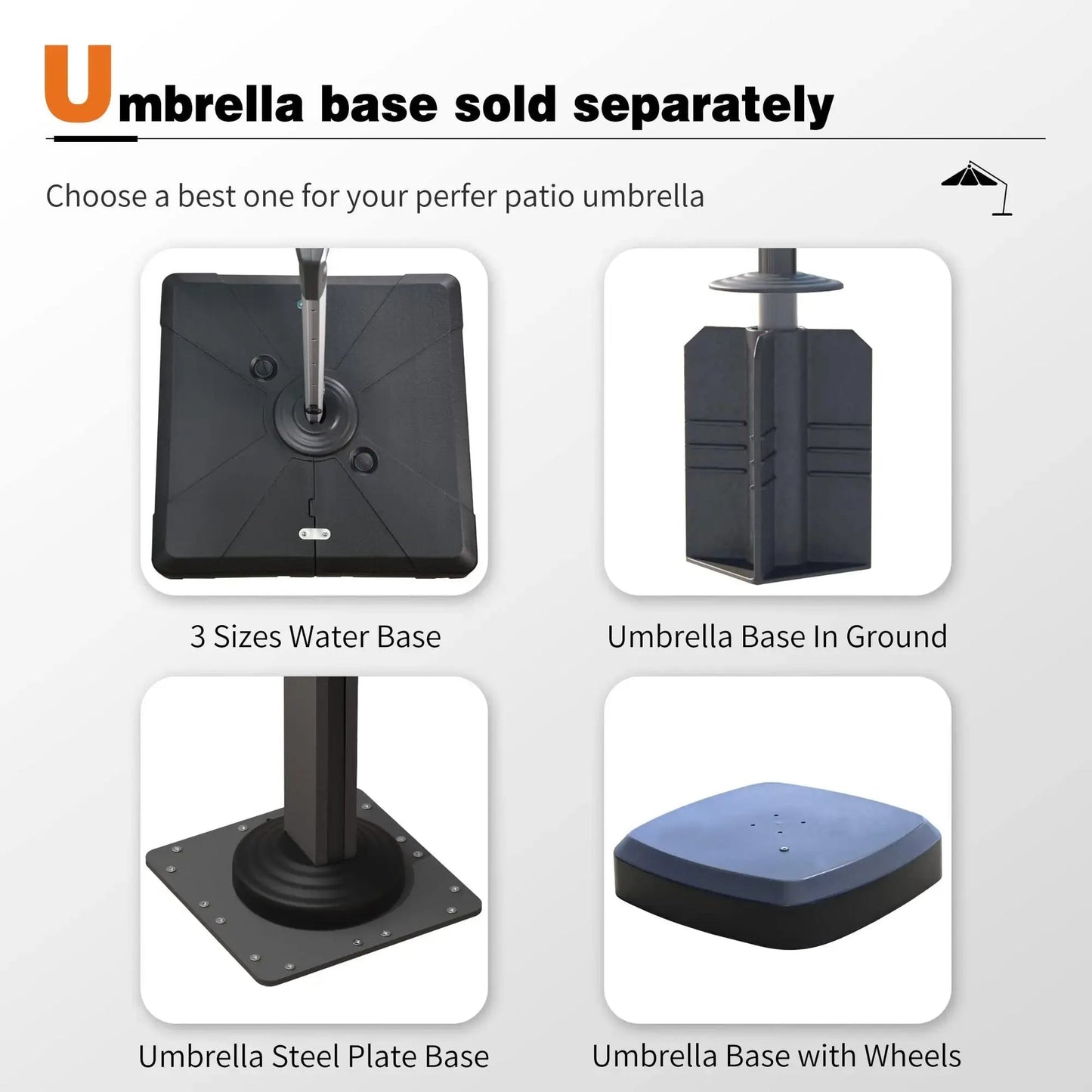 SunLite™ Solar Powered LED Parasol