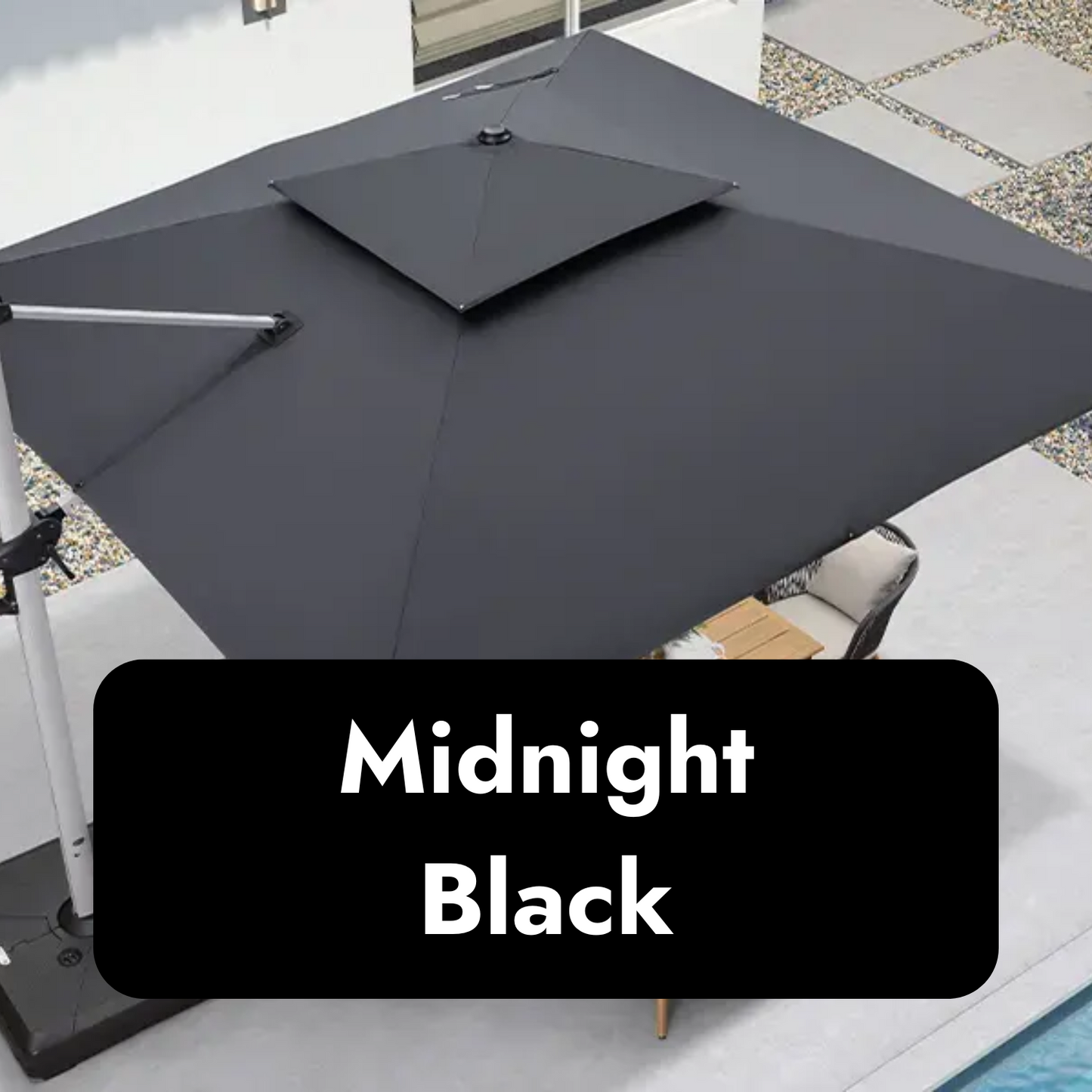 SunLite™ Solar Powered LED Parasol